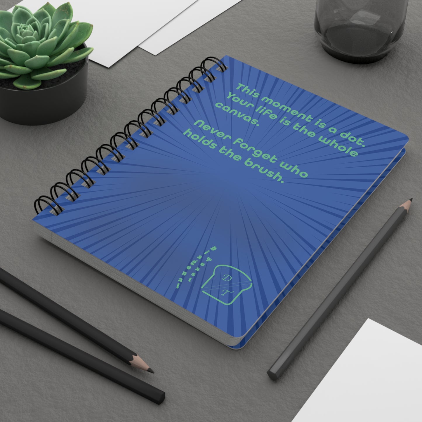 Diagonal Toast Productivity Notebook