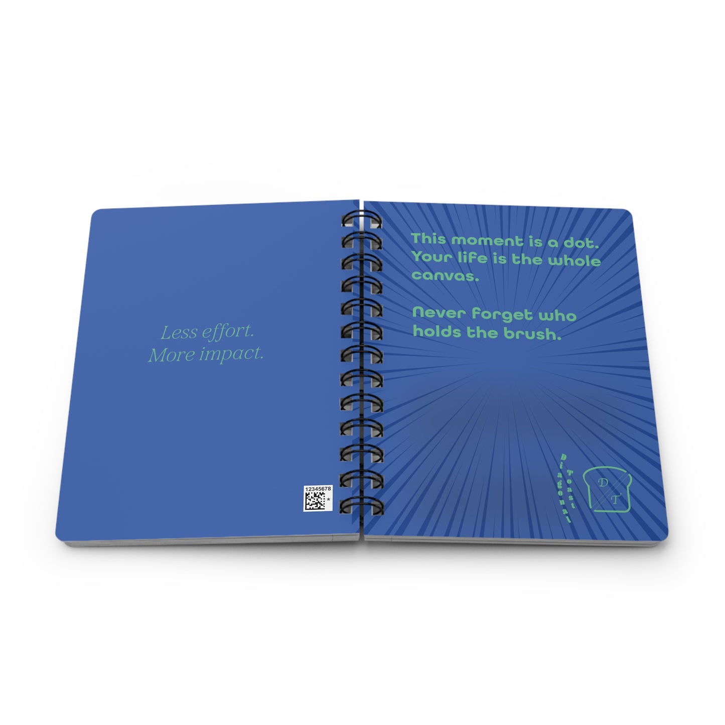 Diagonal Toast Productivity Notebook