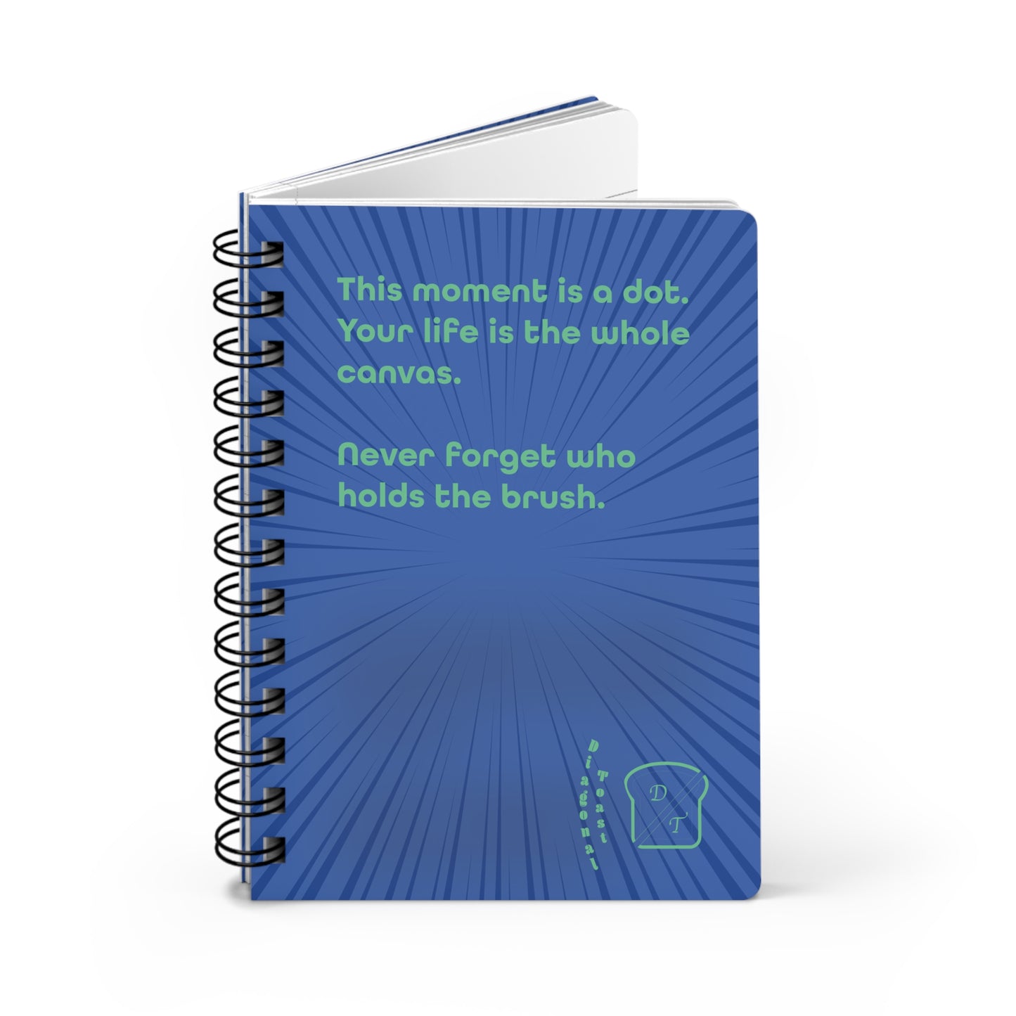 Diagonal Toast Productivity Notebook