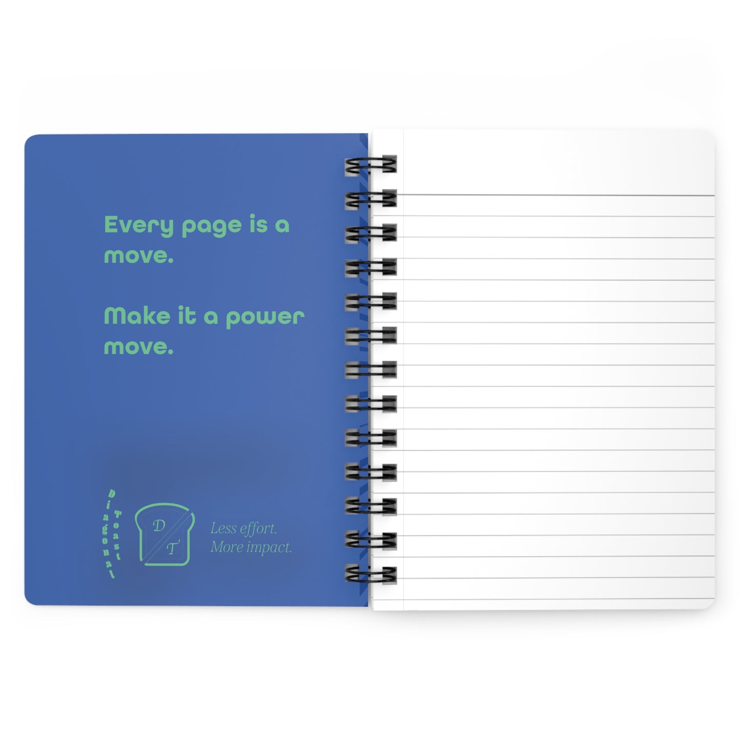 Diagonal Toast Productivity Notebook